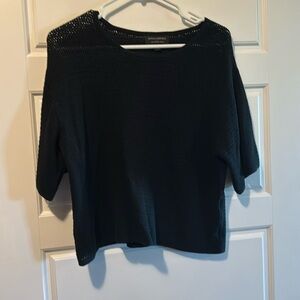 Banana Republic Black Knit Summer Sweater
